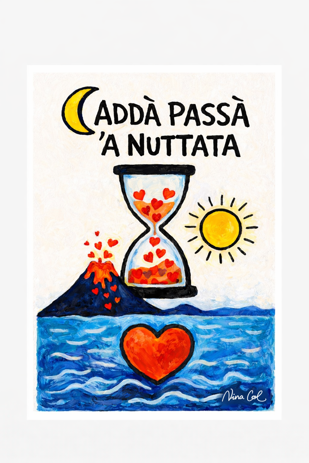 Manifesto artistico 50x70 da opera originale